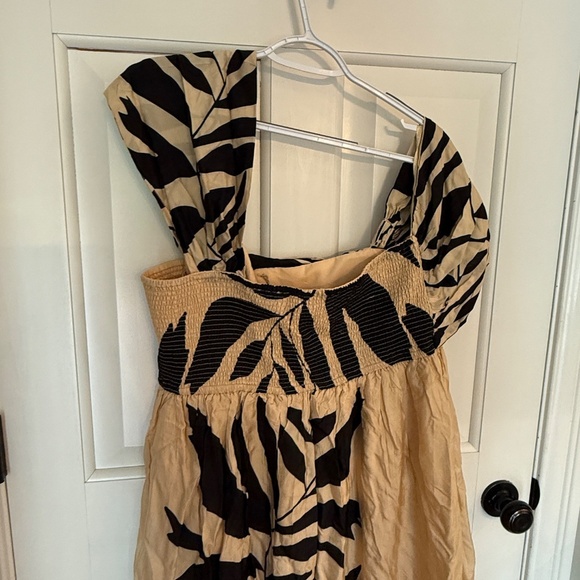 New! Anthropologie LetMeBe Palm Printed One Shoulder Maxi Dress 45476 - Picture 8 of 13